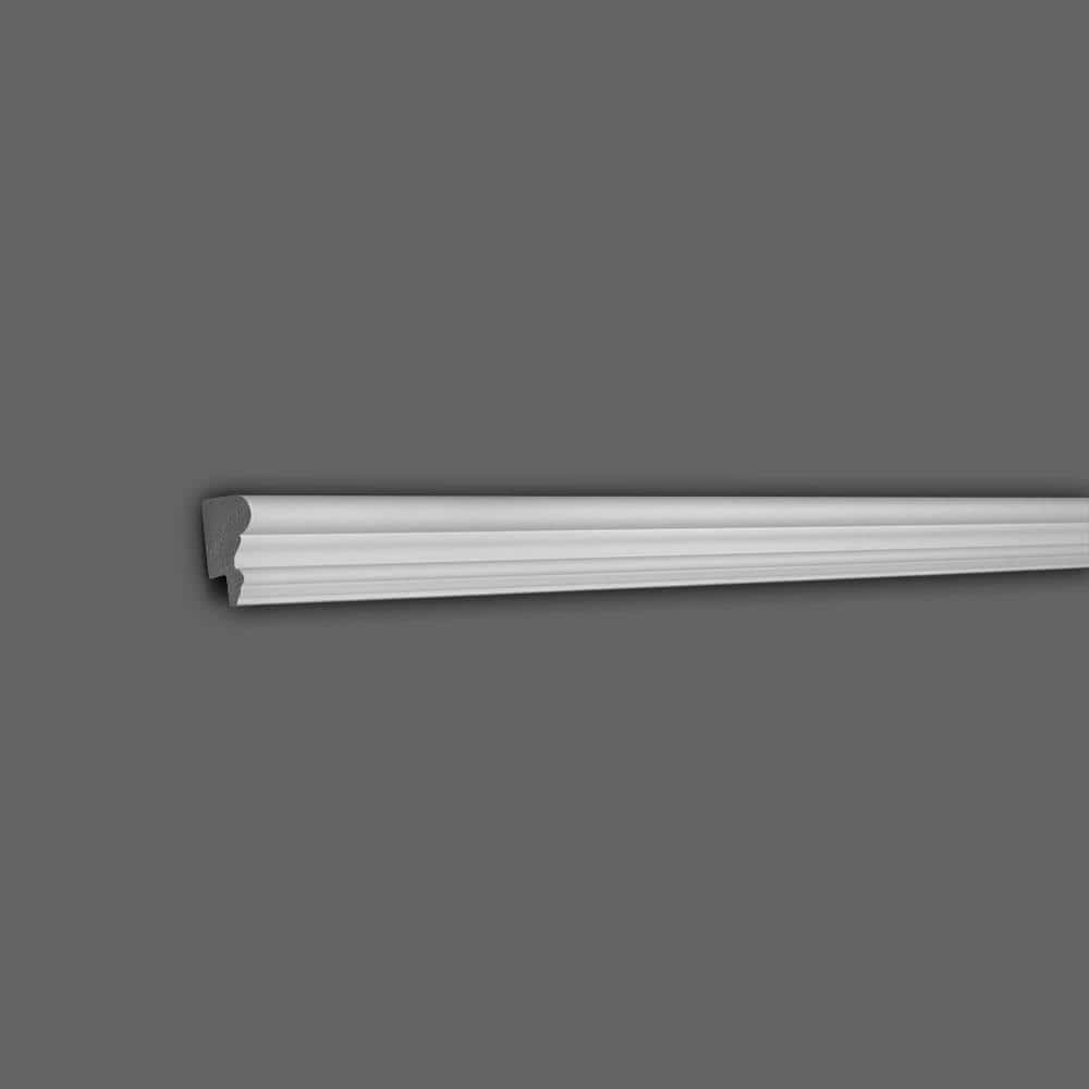 6-Inch Unfinished White Recycled Polystyrene Panel Moulding