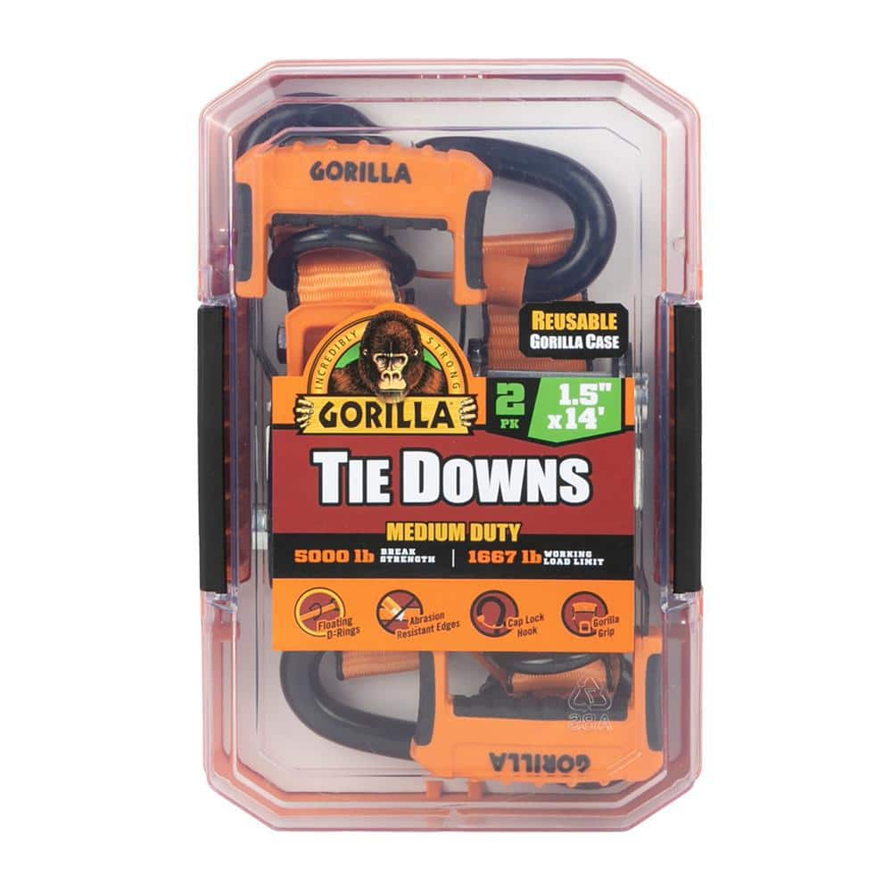14 ft. x 1.5 in. Heavy-Duty Tie Down Ratchet Strap (2-Pack) price history on PriceWatchPro