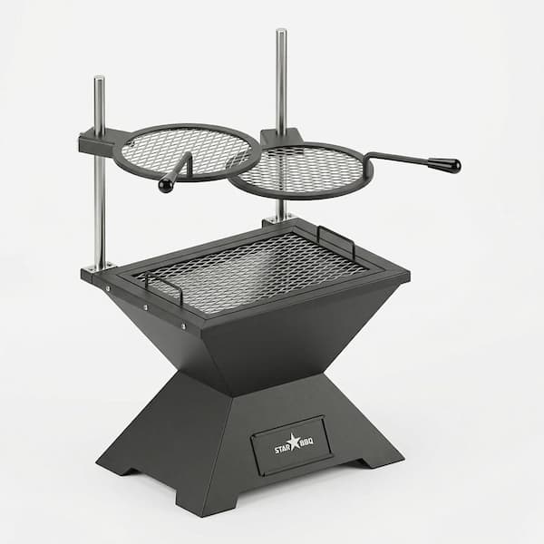 Sunstone Star BBQ 24 in. Smokeless Fire Bowl Pit Base w/Post-Mount