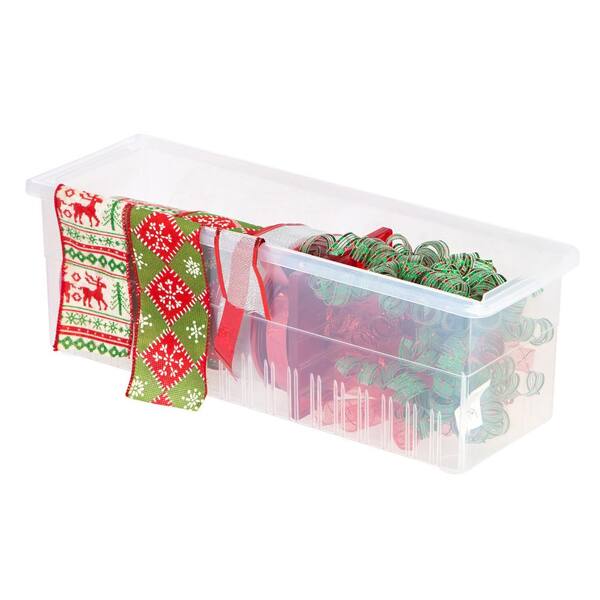 Iris Ribbon Storage Box In Red 3 Pack, Red Iris Ribbon Storage Box Dispensers