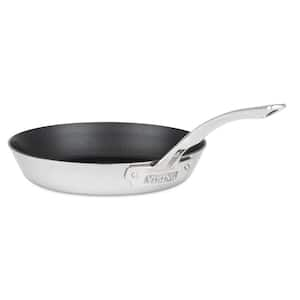 3-Ply Contemporary, Stainless Steel 10 in. Fry Pan with Nonstick Interior