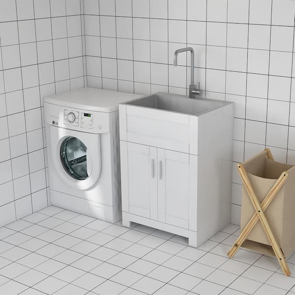 23 x 18 x 12 Deep Laundry Utility Sink Rounded Corners