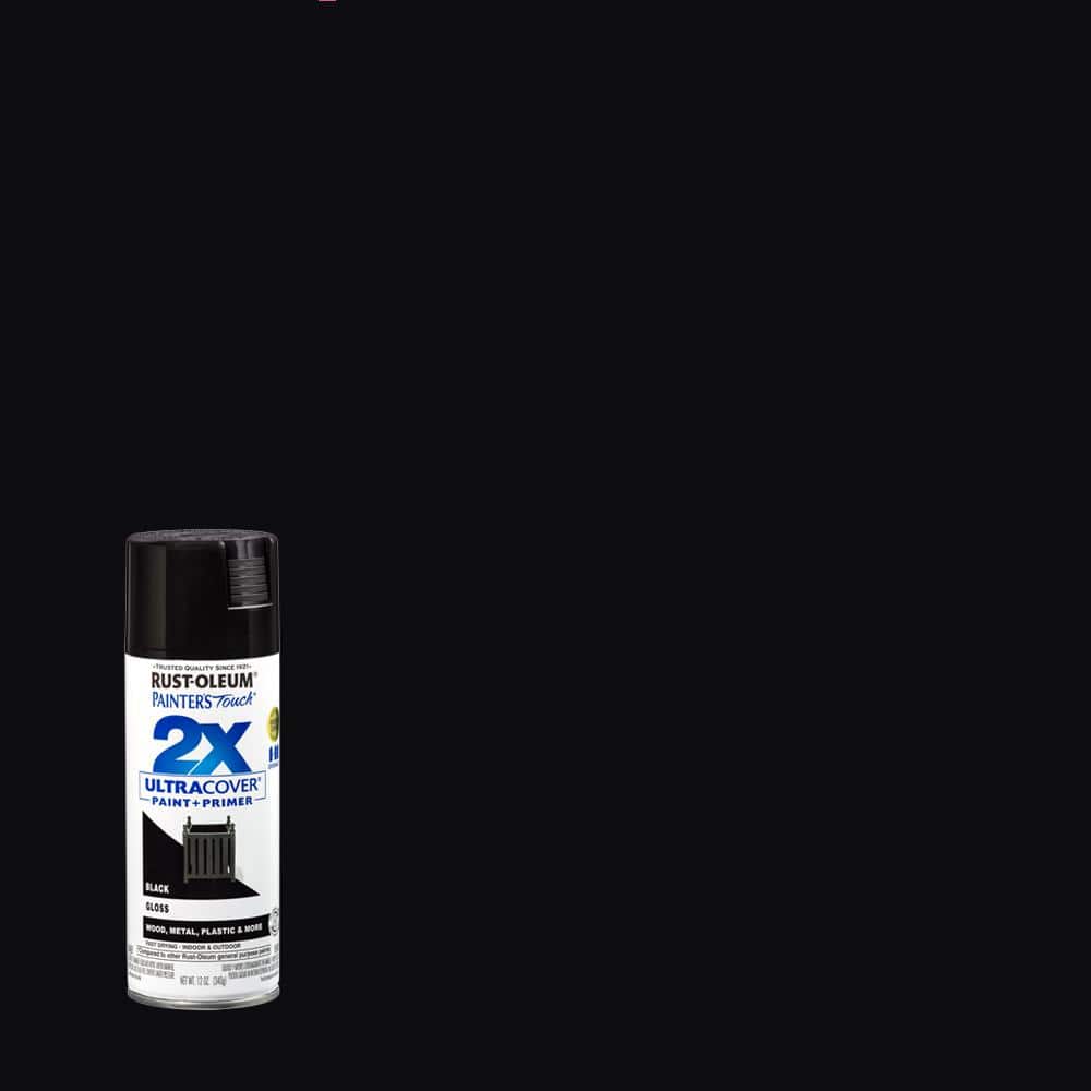 UPC 020066387617 product image for 12 oz. Gloss Black General Purpose Spray Paint | upcitemdb.com