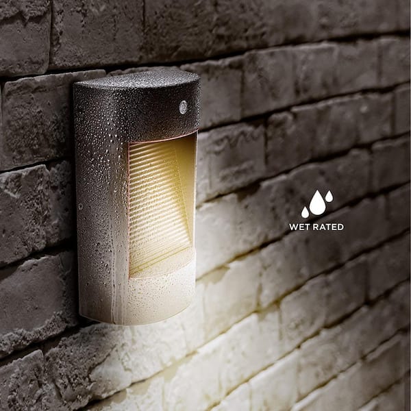 Commercial Electric 250 Lumens Integrated LED Bronze Dusk to Dawn