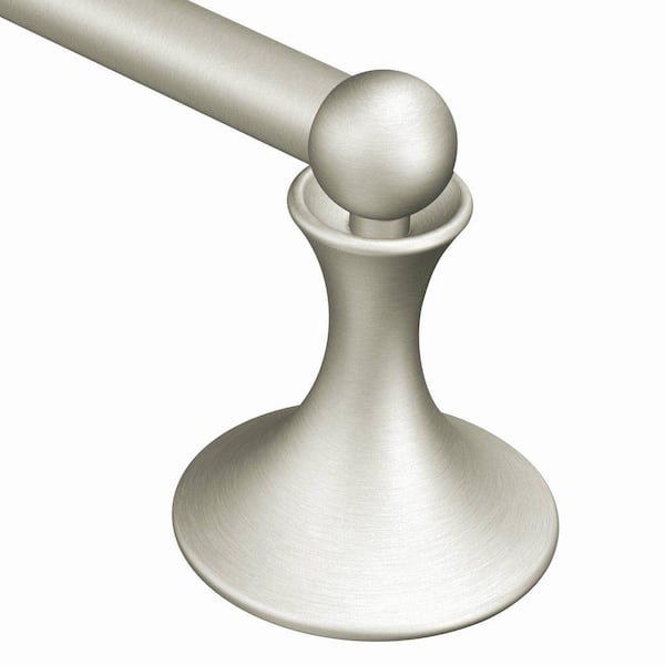 MOEN Lounge 24 in. Towel Bar in Spot Resist Brushed Nickel