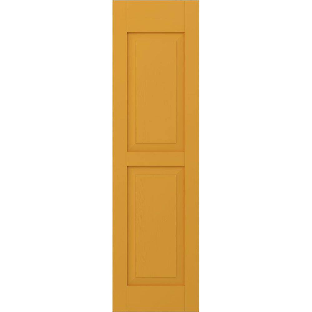 UPC 196595503191 product image for 15 in. W x 79 in. H Americraft 2-Equal Raised Panel Exterior Real Wood Shutters  | upcitemdb.com