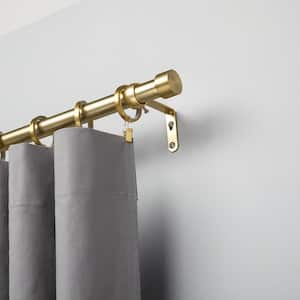 Cappa 36 in. - 66 in. Single Curtain Rod in Brass