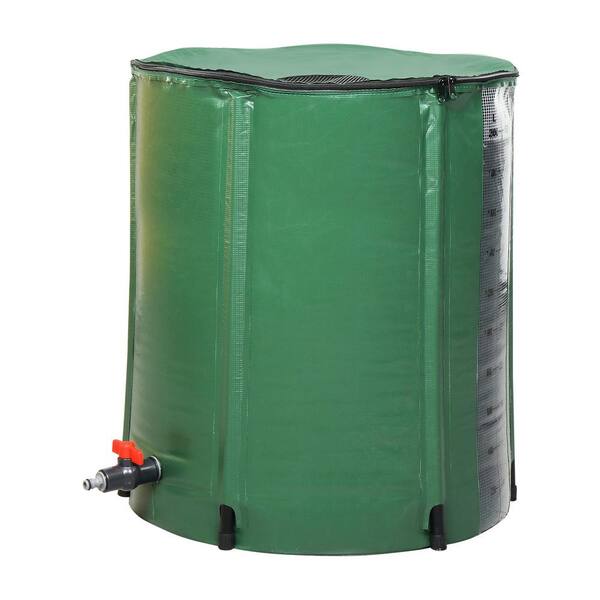 Winado 50 Gal. Calibrated Collapsible Rain Barrel 514153136399 - The ...