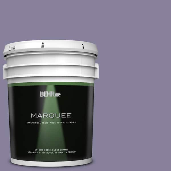 BEHR MARQUEE 5 gal. #S570-5 Live Jazz Semi-Gloss Enamel Exterior Paint & Primer