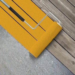 1 gal. #P260-7 Extreme Yellow Textured Low-Lustre Enamel Interior/Exterior Porch and Patio Anti-Slip Floor Paint