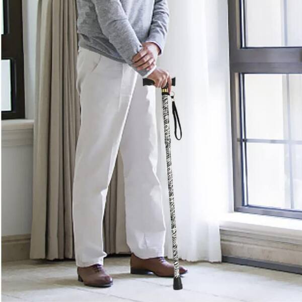 ウォーキンスティック Wudkey Zebra Plastic T-Handle Walking Cane, Height Adjustable