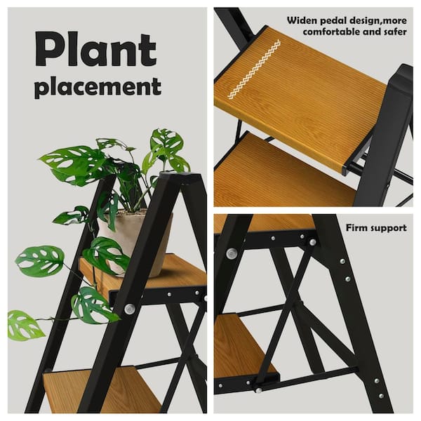 Lightweight Step Ladder For Home Step Ladder 4 Step Folding, Decorative ...