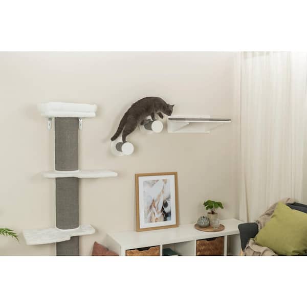 TRIXIE 3-Pieces Wall Mount Climbing Steps, Cat Scratching Posts