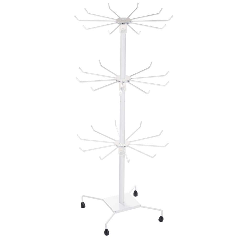 Earring Holder Organizer Jewelry Stand, 3 Tier Rotating Earring