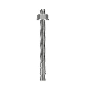 Strong-Bolt 1/4 in. x 3-1/4 in. Type 304 Stainless-Steel Wedge Anchor (100-Pack)