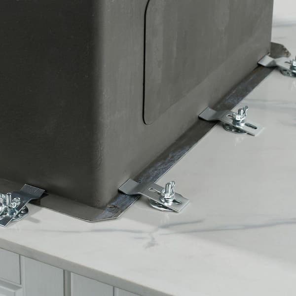 Sewroro Undermount Sink Clips – Sturdy Iron Brackets With Large Copper Nuts, Complete Mounting Kit For Stone, Granite, And Bathroom Basins