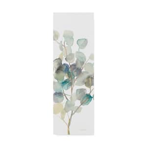 32 in. x 10 in. "Eucalyptus III White Crop" by Danhui Nai Printed Canvas Wall Art