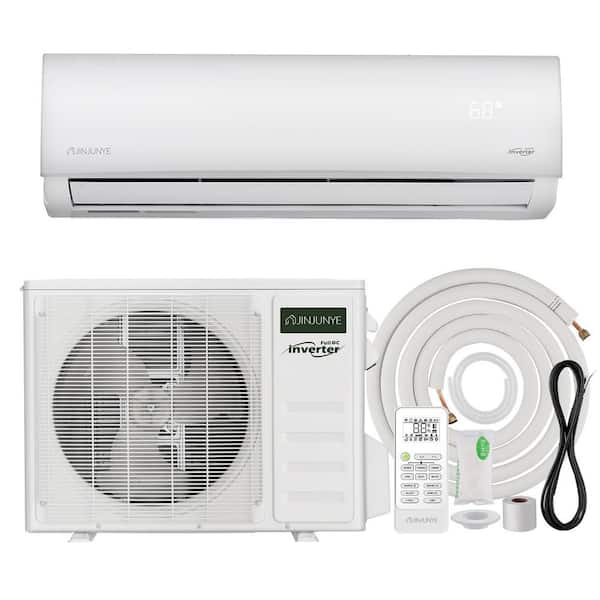JINJUNYE 12000BTU Mini Split Air Conditioner Ductless Inverter Heat Pump, Energy Saving, Cooler Up to 750 sq. ft.