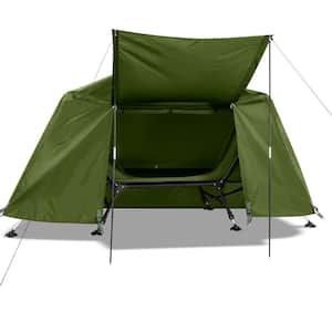 Adapted to Terrain Cot 7 ft. Strengthen Camping Tent with External Shade Capacity 400 lbs.