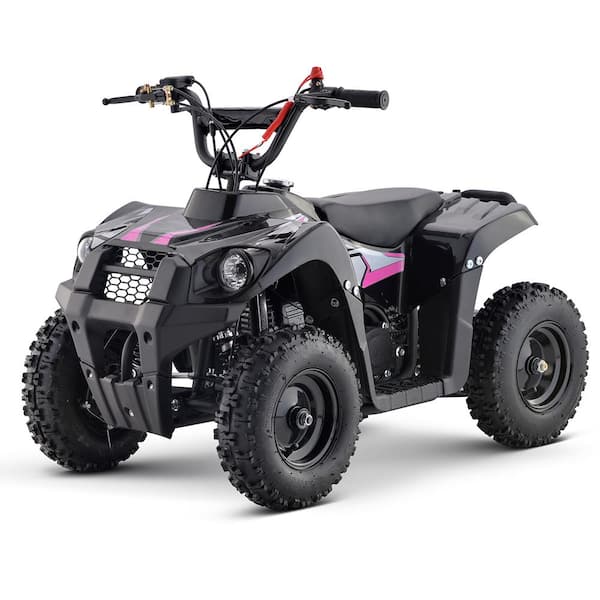 XtremepowerUS 40 cc 4WD 4-Stroke Gas-Powered Mini ATV Ride-on Bike in Pink