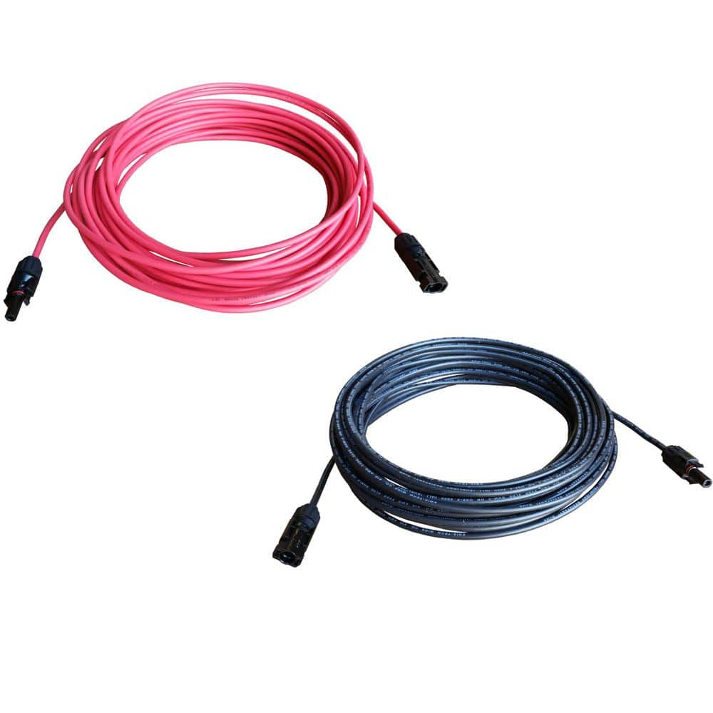 10-Gauge 20 ft. Black/20 ft. Red Solar Cable (1-Pair) price history on PriceWatchPro