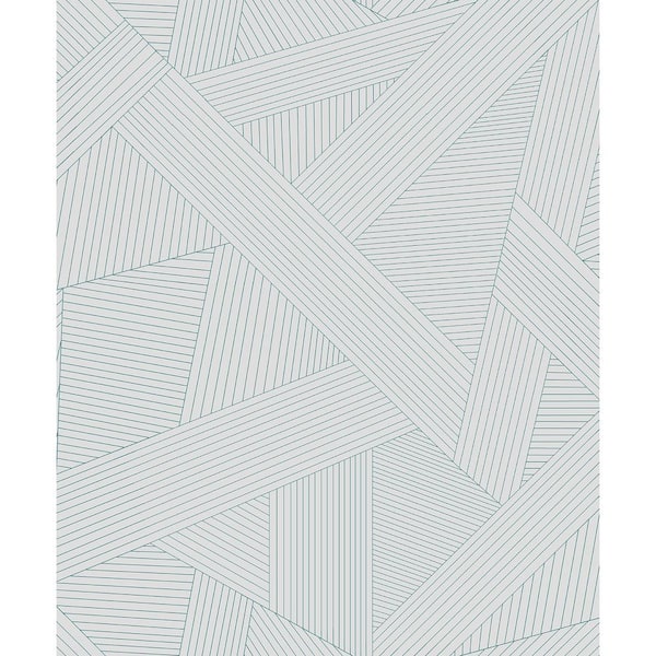 Brewster Preston Light Grey Geometric Strippable Roll (Covers 56.4 sq. ft.)