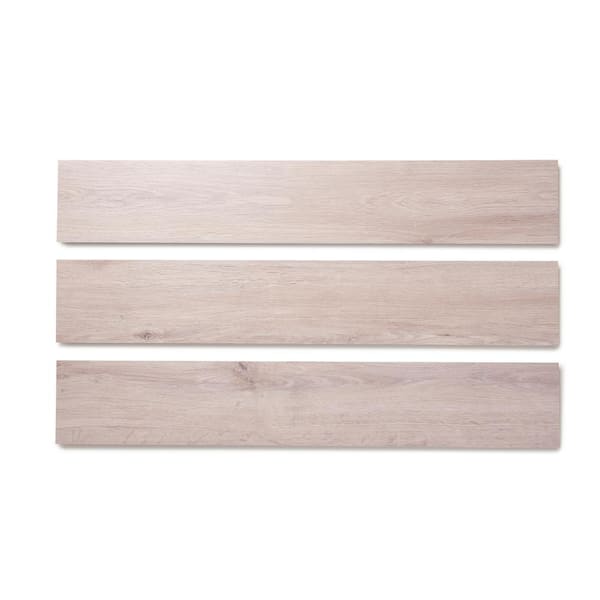 Lucida USA (Sample) PresCore Straw Brown Wood Look 12-mil Water Resistant Glue Down Vinyl Tile