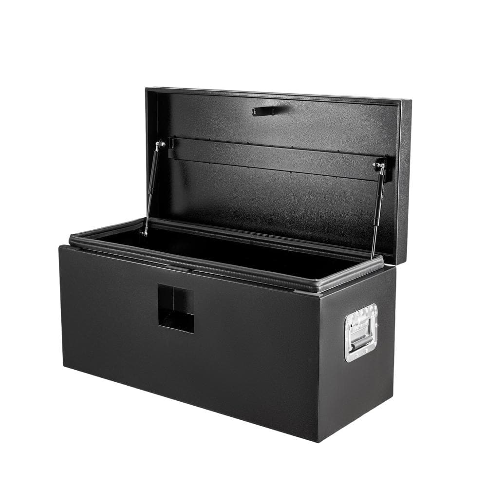 Heavy Duty Dual Lockable Steel Truck Bed Tool Box with Gas Shock Grooved Lid for Fits Pickup Trailer RV Global Fit price history on PriceWatchPro