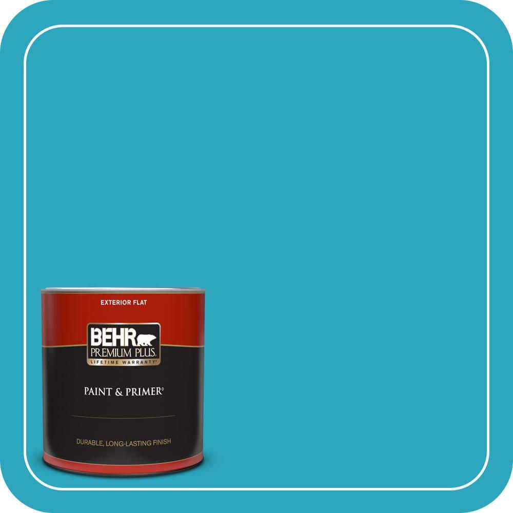1 qt. #MQ4-52 Gulf Waters Flat Exterior Paint & Primer price history on PriceWatchPro