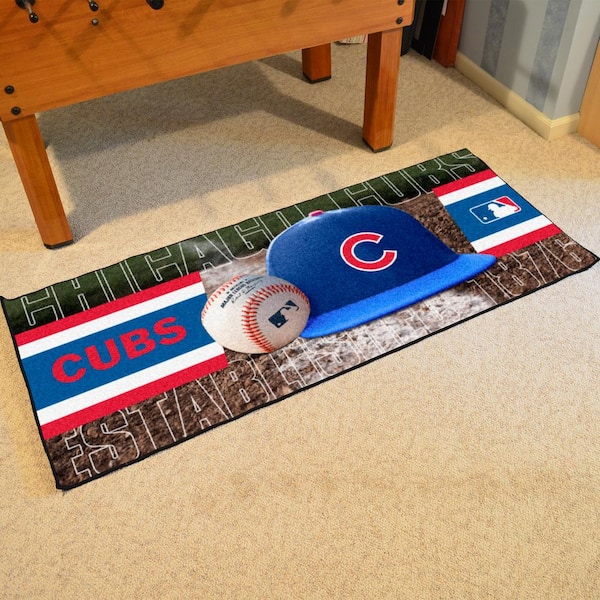 Chicago Cubs 3 ft. x 6 ft. Baseball Runner Rug