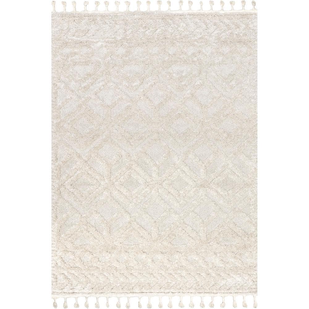 Judith Ivory 5 ft. x 8 ft. Oval Indoor Area Rug 9173055440 - The Home Depot