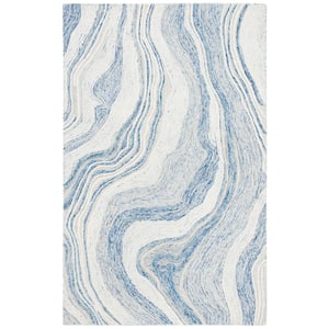 Fifth Avenue Blue/Ivory Doormat 2 ft. x 3 ft. Abstract Geometric Area Rug