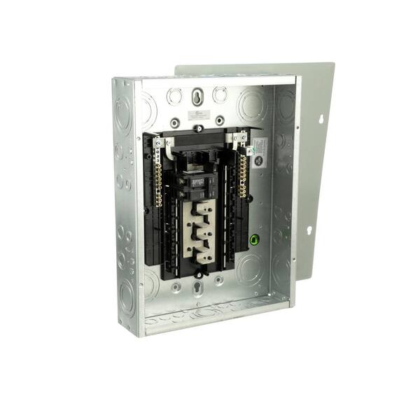 BR 100 Amp 24-Circuit Indoor 22 kAIC Main Breaker Plug-On Neutral Load Center BR 100 Amp 24-Circuit Indoor 22 kAIC Main Breaker Plug-On Neutral Load Center
