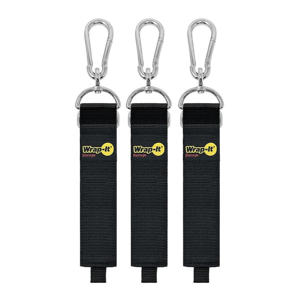 Wrap-It Storage 24 in. x 2 in. Black Hook  display picture 1