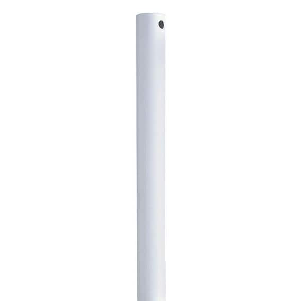Progress Lighting AirPro 12 in. White Extension Downrod