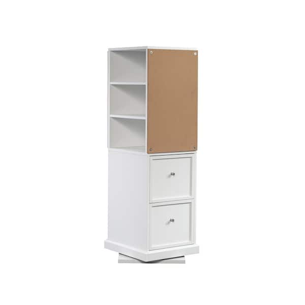 Unbranded HomeVisions White Craft Storage Tower