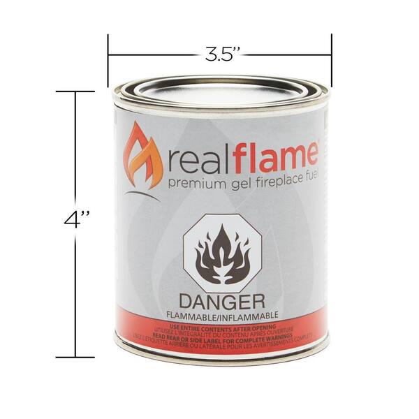 Real Flame 13 Oz 24 Lb Gel Fuel Cans Pack 2101 The Home Depot Real Flame 13 Oz 24 Lb Gel Fuel Cans, Fireplace Gel Fuel Home Depot