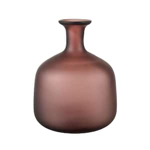 Riviera Colored Glass 2.5 in. Decorative Vase in Plum - Small