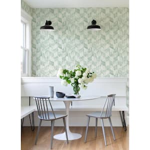 Demi Green Distressed Strippable Non Woven Wallpaper