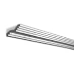4 in. x 1-13/16 in. x 94-1/2 in. Plain Polyurethane Crown Moulding Pro Pack 47 LF (6-Pack)