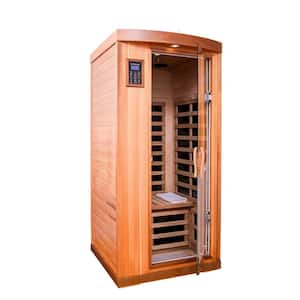 1-Person Sauna with LCD Display, Touch Control and Bluetooth