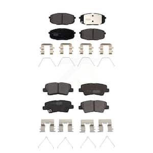 Front Rear Ceramic Brake Pads Kit For Kia Soul Forte Hyundai Elantra GT Kona Forte5 KTC-100602