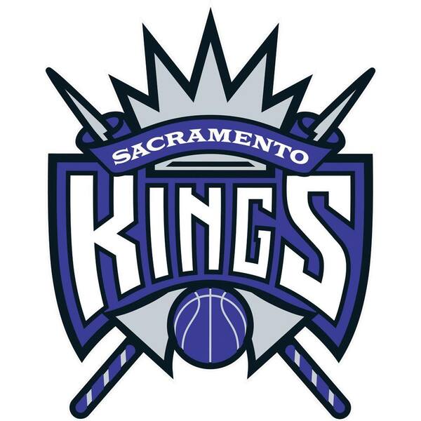 Fathead 37 in. x 47 in. Sacramento Kings Logo Wall Decal
