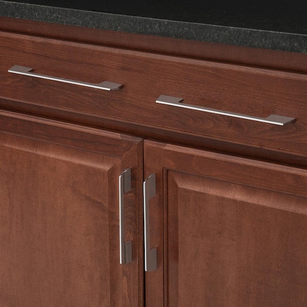 Clason Collection 5-1/16 in. (128 mm) Modern Chrome Slim Cabinet Bar Pull