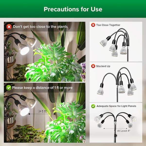 SANSI 120-Watt 660nm Full Spectrum 5000K LED Grow Light with