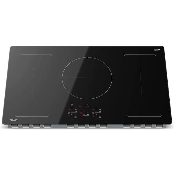 36 in. 5-Burner Induction Glass Cooktop in Black with Bridge Element, Flex Zone, and Boost Function