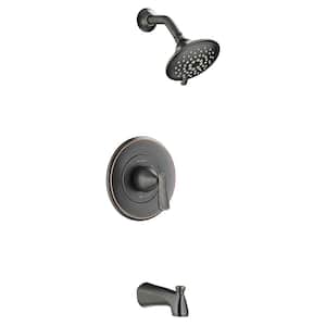Chatfield Single-Handle 3-Spray Tub and Shower Faucet with 1.8 GPM in Legacy Bronze (Valve Included)