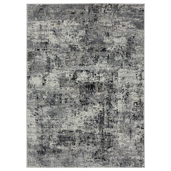 Eternity Elixir Charcoal 1 ft. 11 in. x 3 ft. Accent Rug
