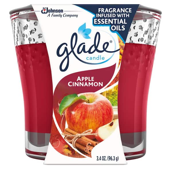 Glade 3.4 oz. Apple Cinnamon Jar Candle