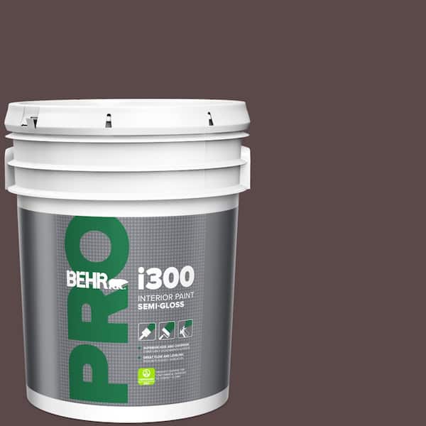 BEHR PRO 5 gal. #MQ1-44 Wild Boysenberry Semi-Gloss Interior Paint